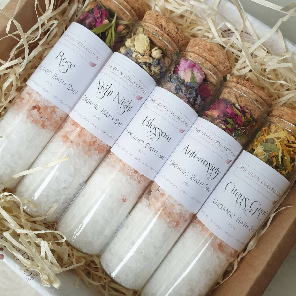 Organic Bath Salt Gift Set