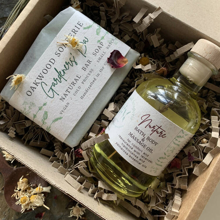 Our choice of Bath Oil and Soap gift Box