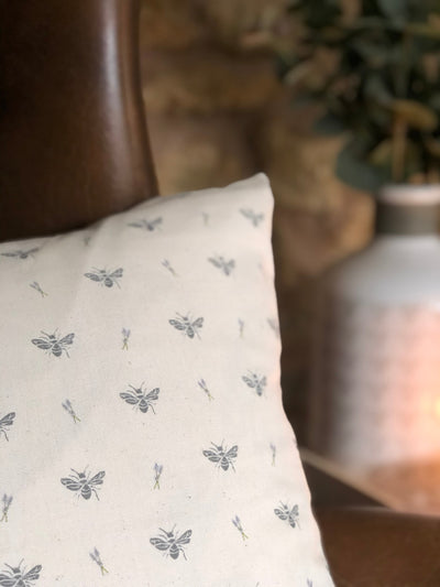 Cushion Cover - 'Flying Solo' Bee