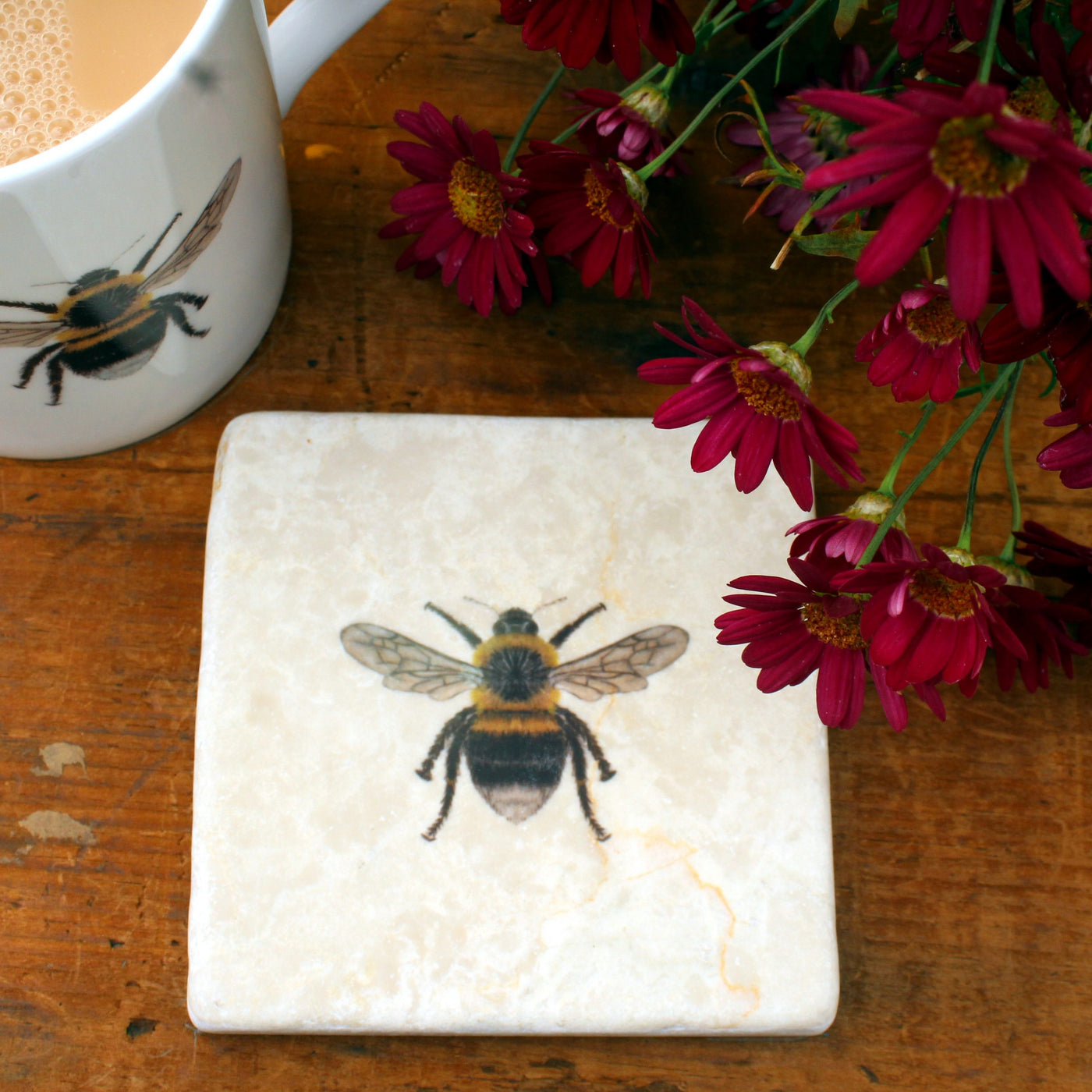 Marble Coasters in Bee