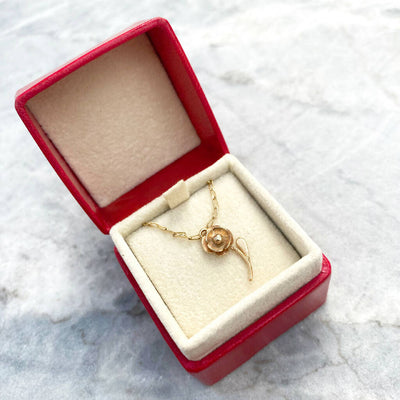 Rosa - Ethical Gold Pendant Necklace in 9ct and 18ct