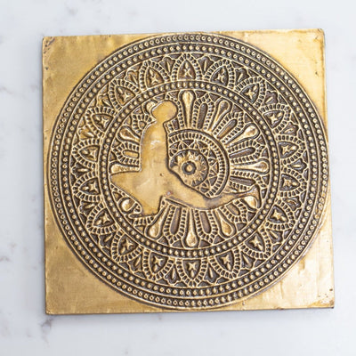 Brass Mandala Design Coasters