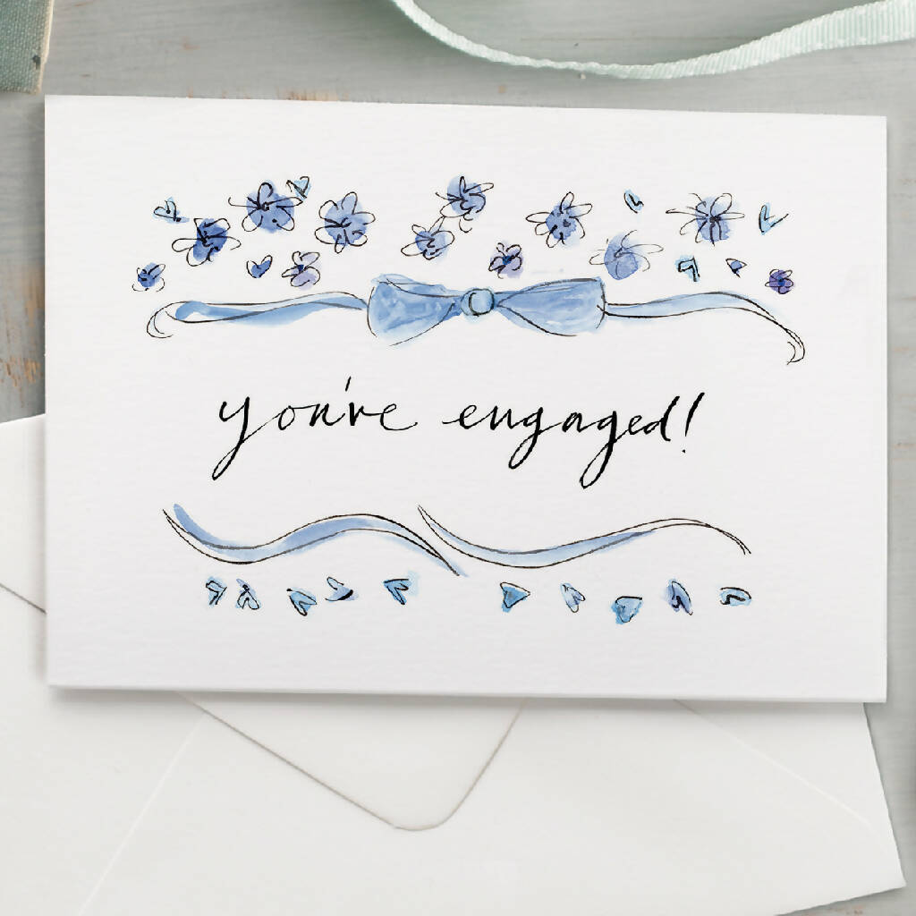 'You're Engaged!' Romantic Engagement Card