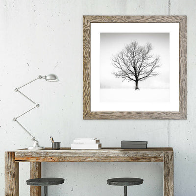 'Solitude in White' - Large Print in Black and White