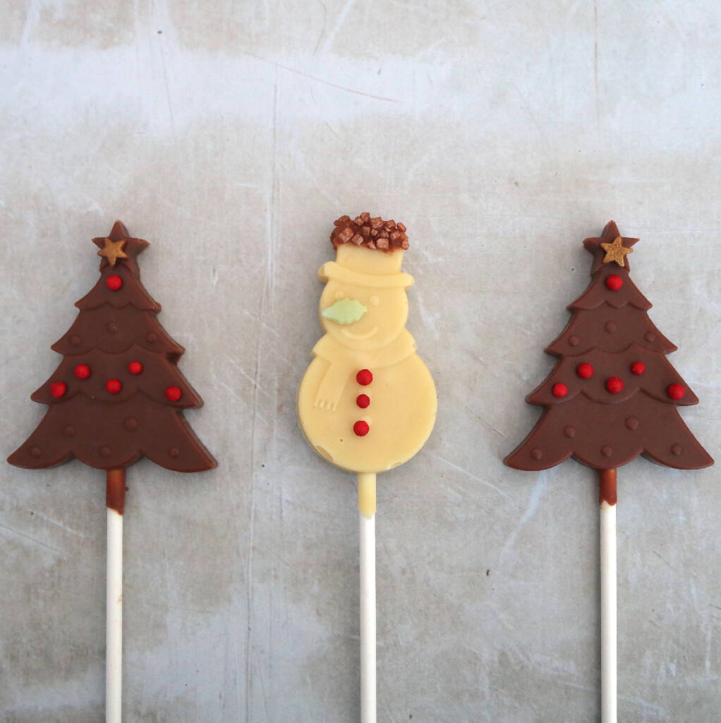Make Your Own Chocolate Christmas Lollies Kit