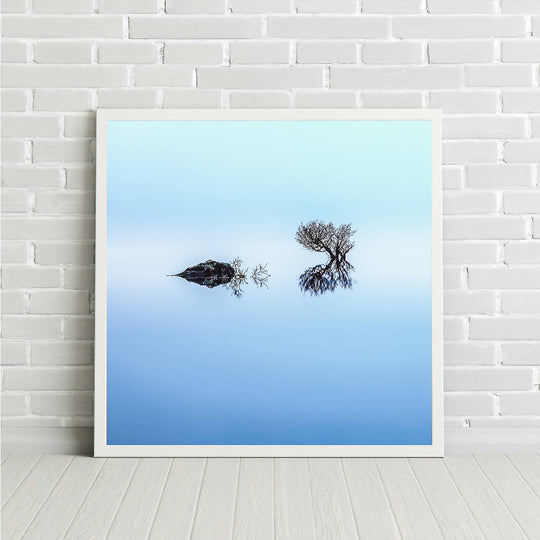 Be Bold, Be Brave - Large Navy Blue Print