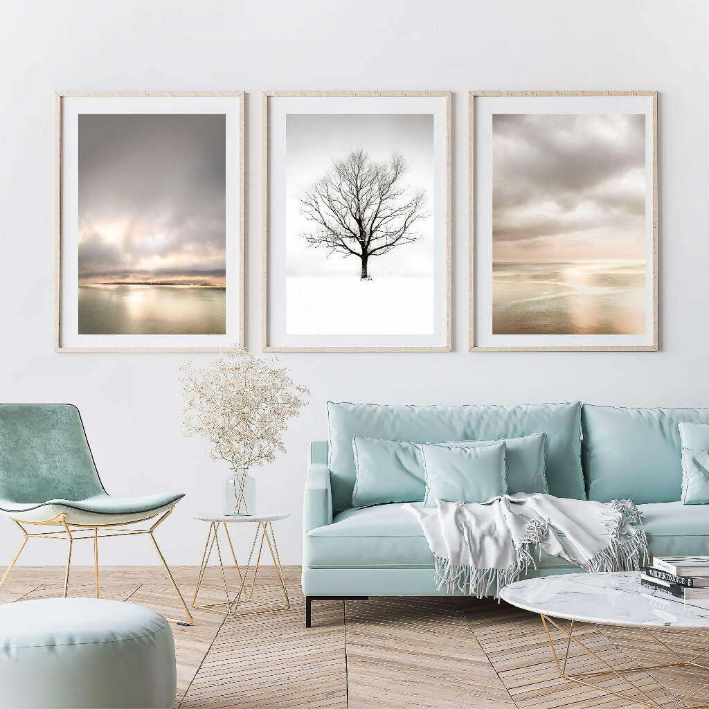 'Autumn Glow' Large Print Set for a Gallery Wall
