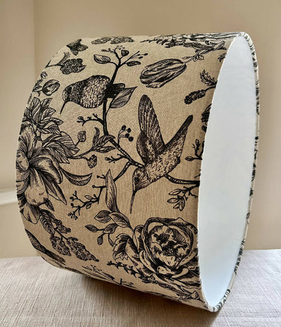 'Hummingbirds & Roses' Lampshade