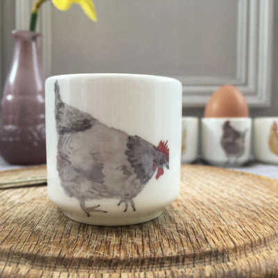 Chickens and Forget me nots Bone China Eggcups