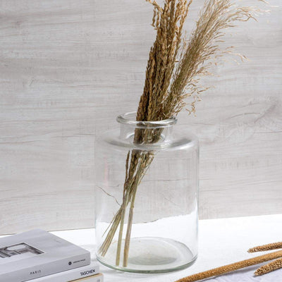 Clear Glass Jar Vase - Amala