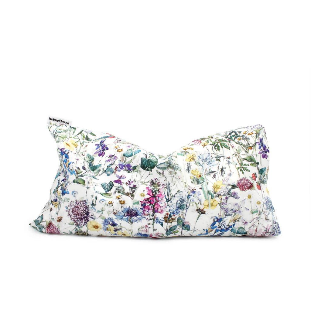 Relaxing Eye Pillow Fragranced with Lavender and Chamomile in Gift Box - Liberty London Wild Flowers Print | Holme & Moss
