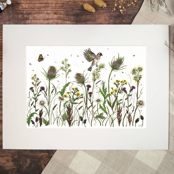'Goldfinch Meadow' Limited Edition Print