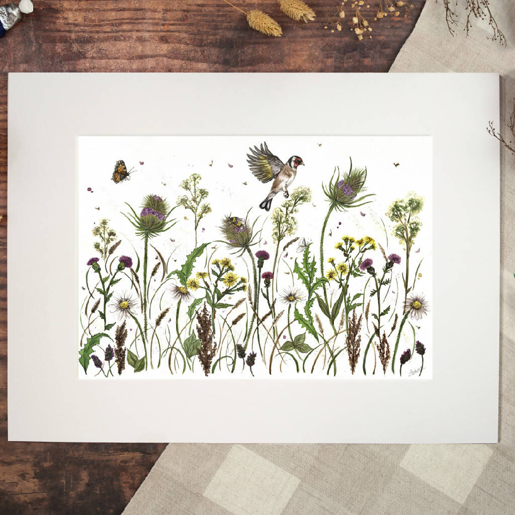 'Goldfinch Meadow' Limited Edition Print