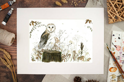 The Barn Owl Limited Edition Print