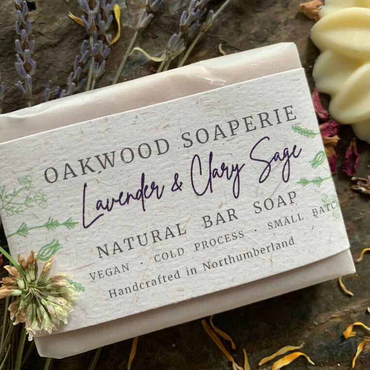Lavender and Clary Sage Handmade Soap