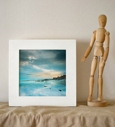 'Blue Dawn at Staffin Beach' - Large Print