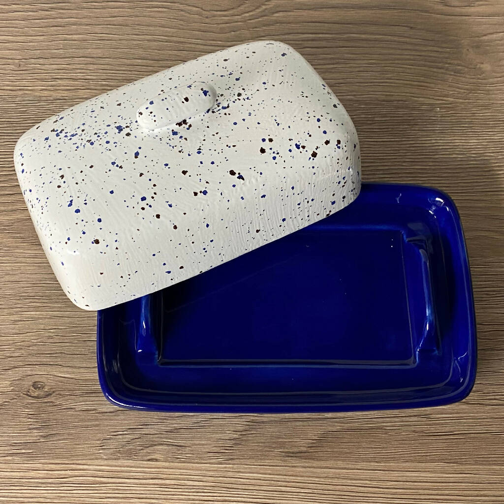 Handmade Pottery Butter Dish with Lid