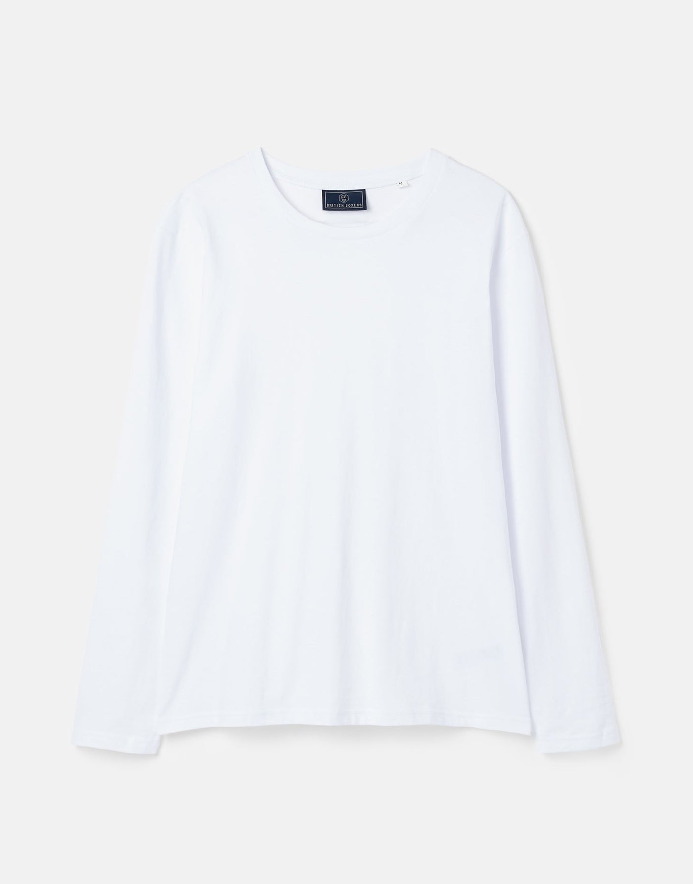 Men's Organic Cotton Jersey Long Sleeve T-Shirt – White