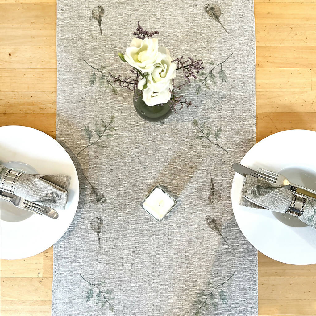 Long-tailed Tits Table Runner