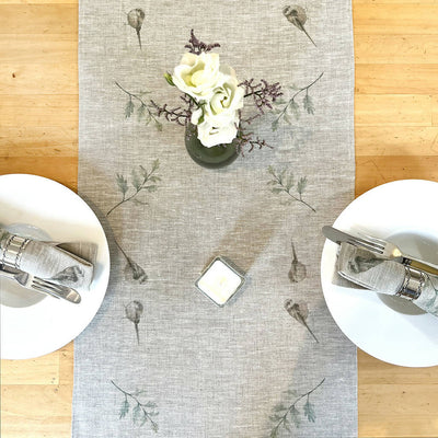 Long-tailed Tits Table Runner