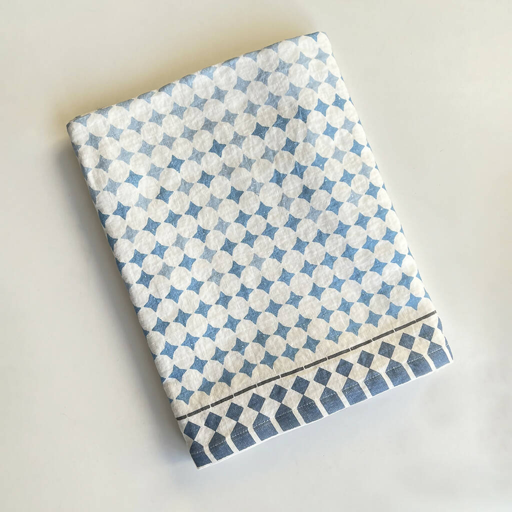 Casa Azul Linen Tablecloth