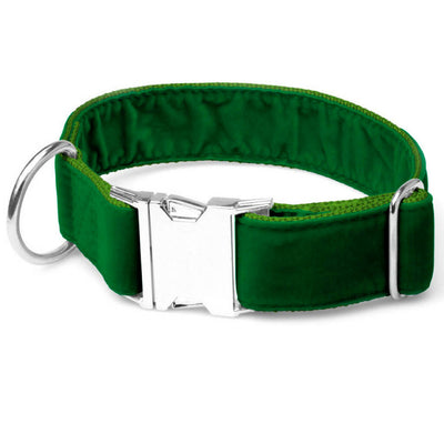 Velvet Collar Emerald Green