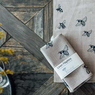 Bee Napkins Pure Linen