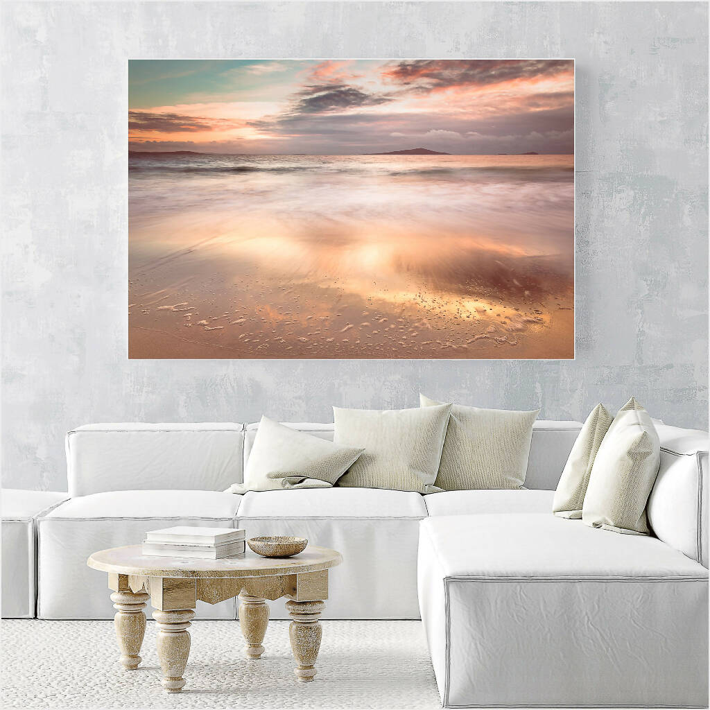 'Golden Sunset Over Pabbay' Large Print