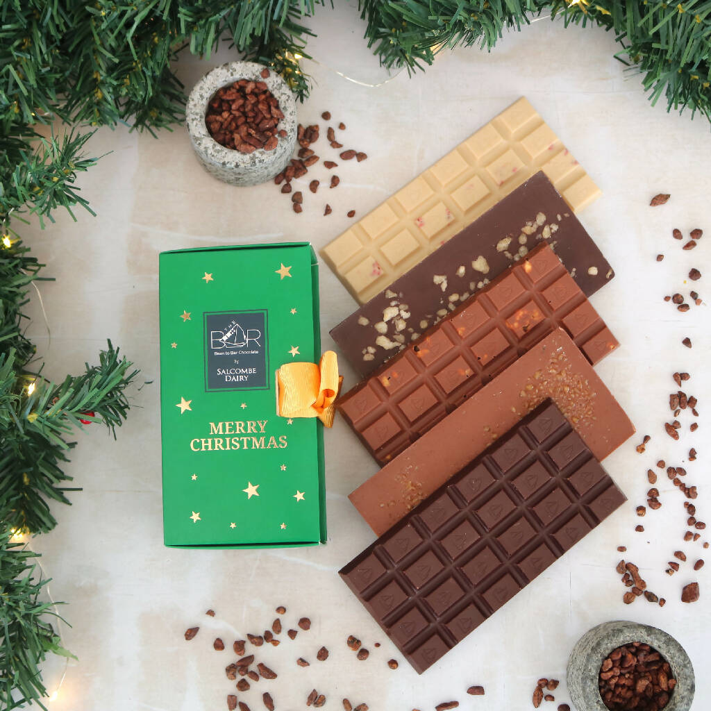 Christmas Green Chocolate Gift Box - Select Your Flavours