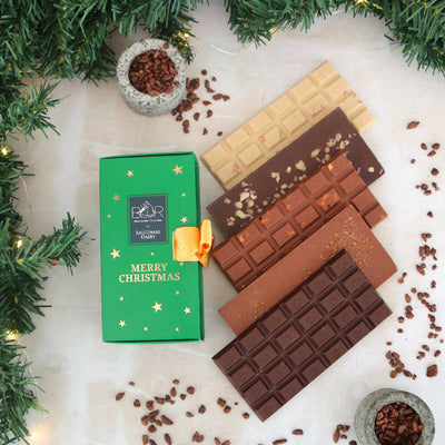 Christmas Green Chocolate Gift Box - Select Your Flavours