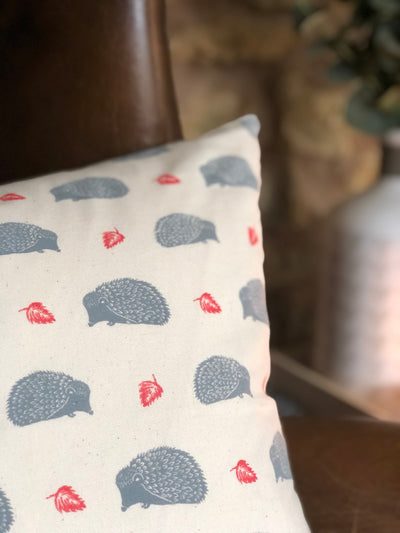 Cushion - 'Snuffling Along' Hedgehog