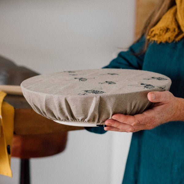 Reusable Bee Bowl Cover - Large Size
