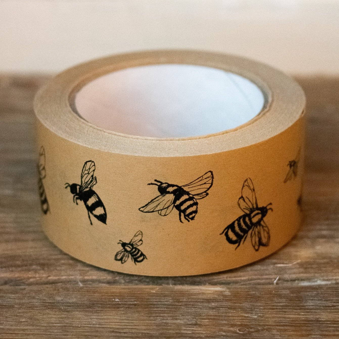 Packing Tape with Bee Design