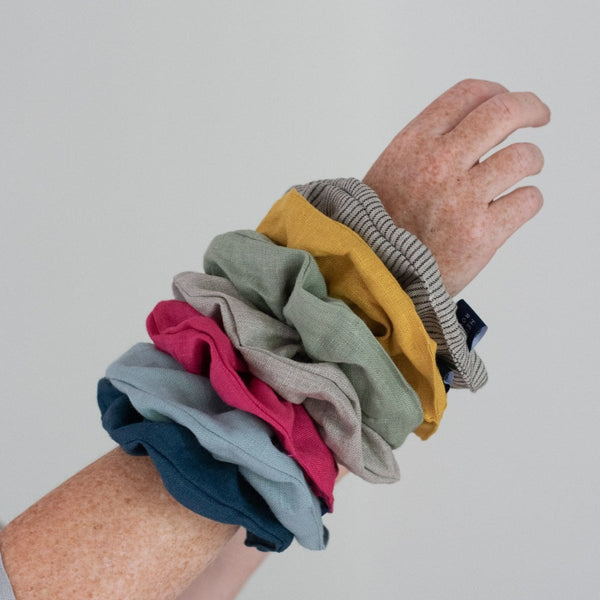 Linen Hair Scrunchie