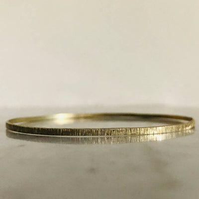 Gwels Ha Gwyns Bangle in 9ct and 18ct Ethical Gold