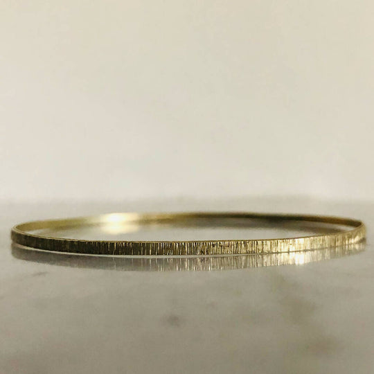 Gwels Ha Gwyns Bangle in 9ct and 18ct Ethical Gold