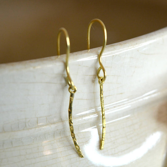 Elemental Drop Earrings in 9ct and 18ct Ethical Gold