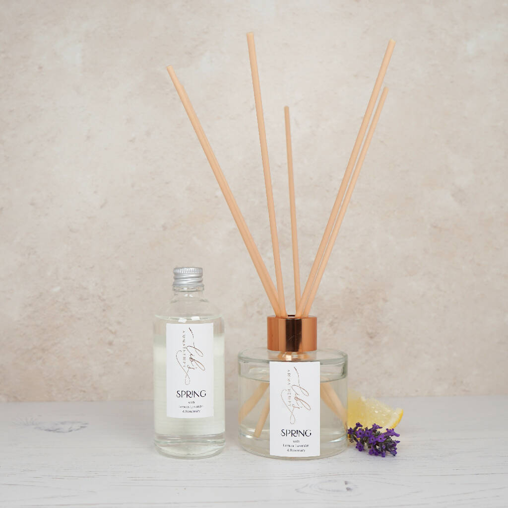 Spring with Lemon, Lavender & Rosemary, 100ml Reed Diffuser