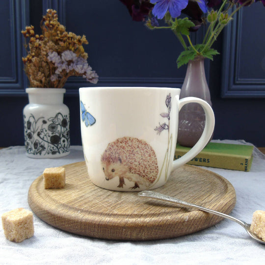Spring Hedgehog Bone China Mug