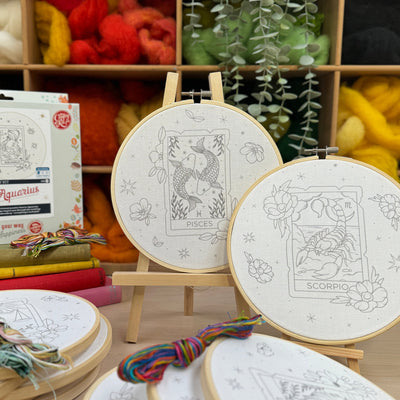 Signs of the Zodiac - Pisces Embroidery Kit