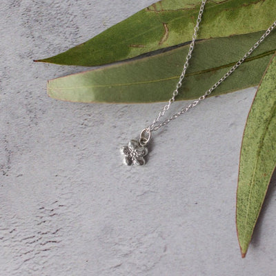 Silver Forget Me Not Necklace