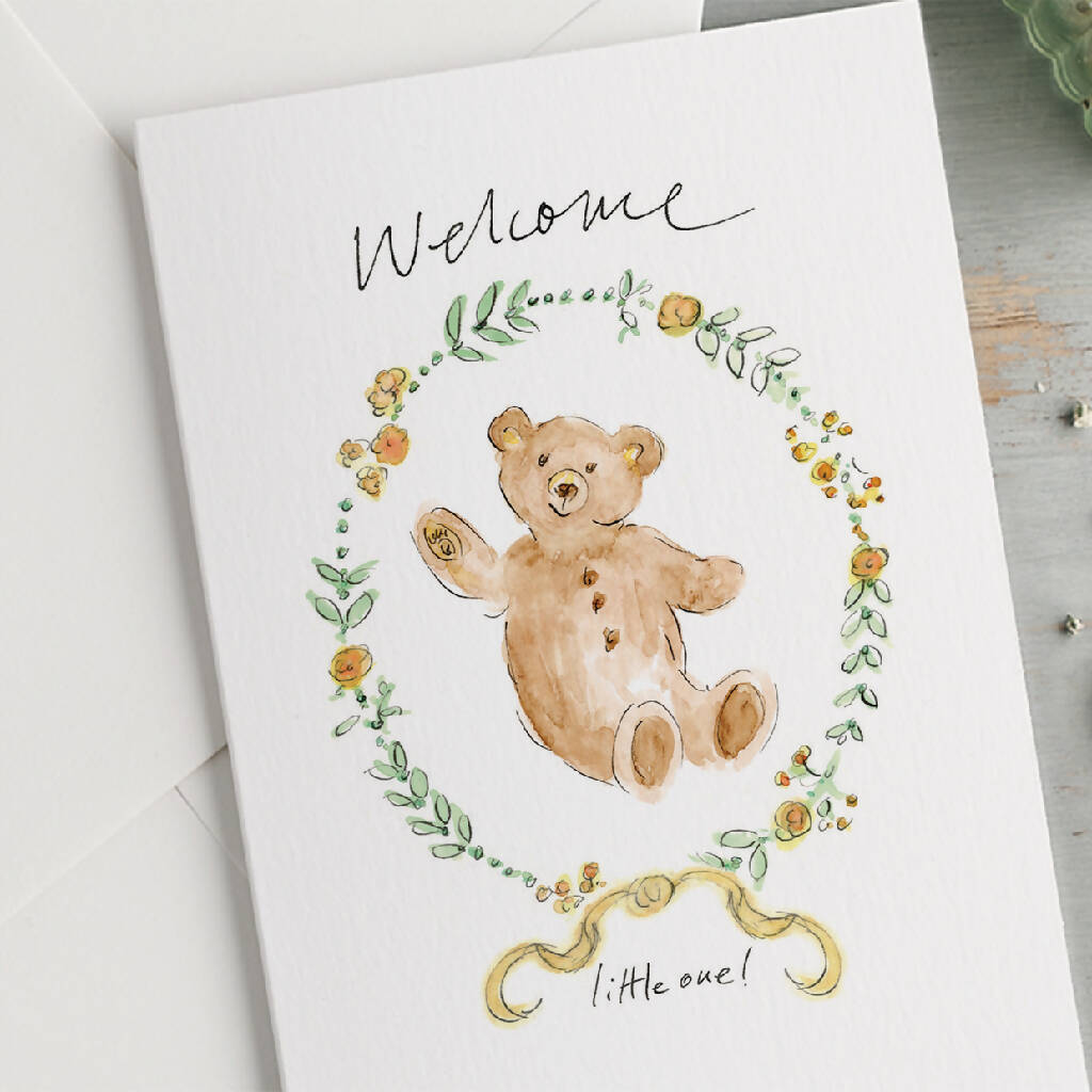 'Welcome Little One!' New Baby Card