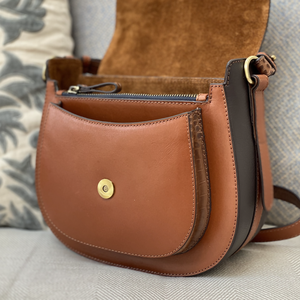 Leather saddle bags deals