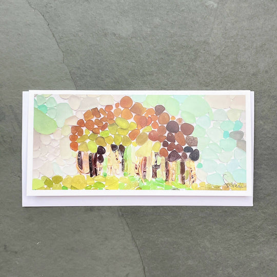 Coming Home Trees Cornwall Greetings Card