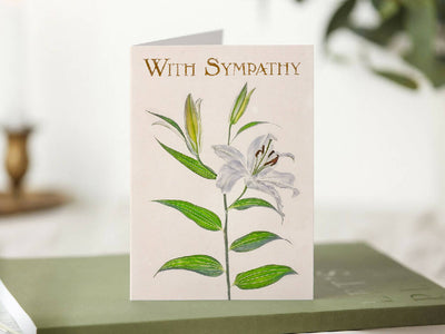 With Sympathy Card