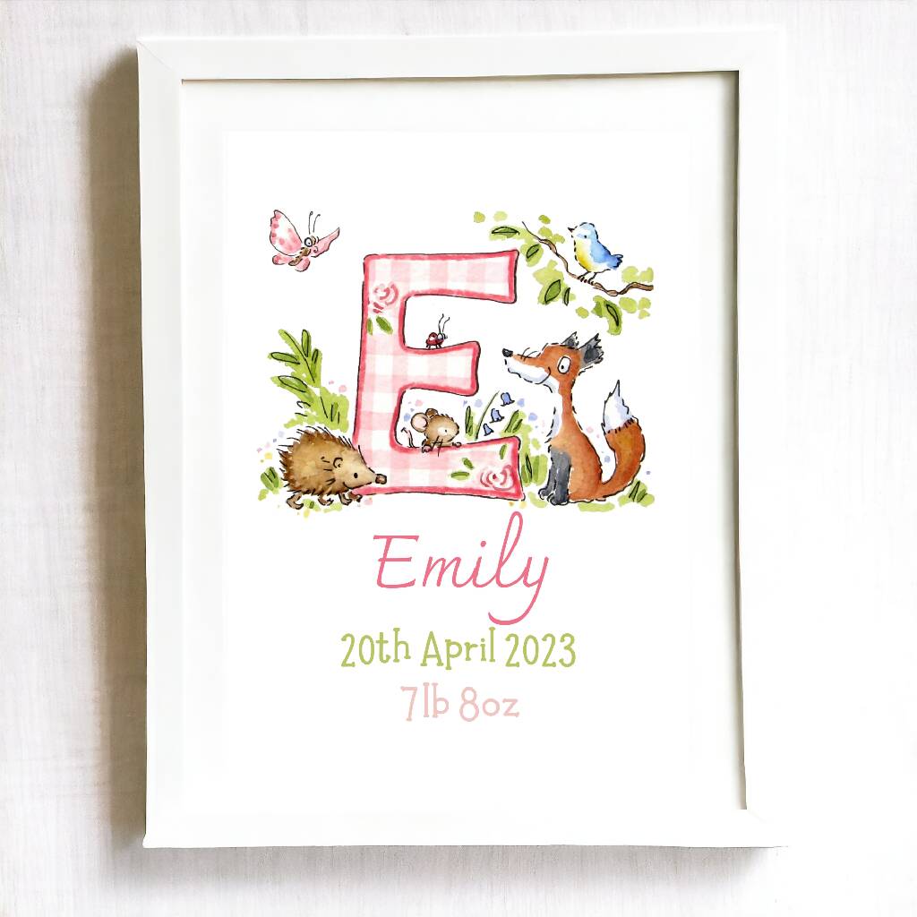 Emily print framed