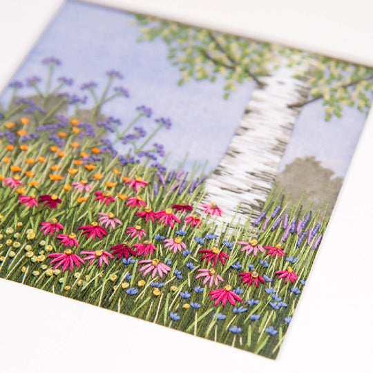 Hand Embroidery Kit- Under the Silver Birch