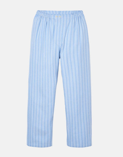 Men's Brushed Cotton Pyjama Set – Westwood Blue Stripe
