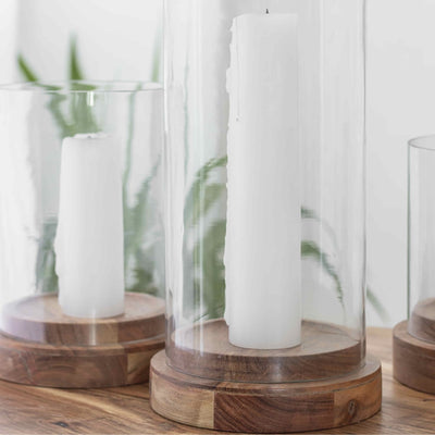 Glass Cylinder Candle Holders