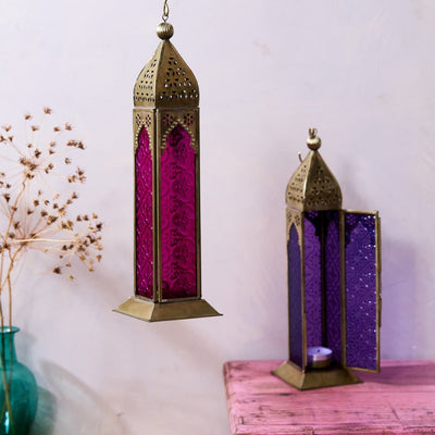 Moroccan Glass Candle Holders